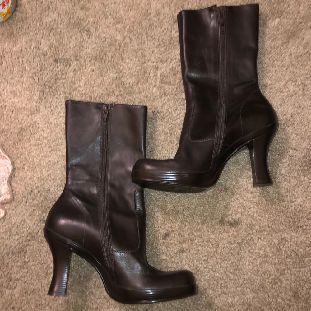 Gianni Bono Brown Heeled Boots